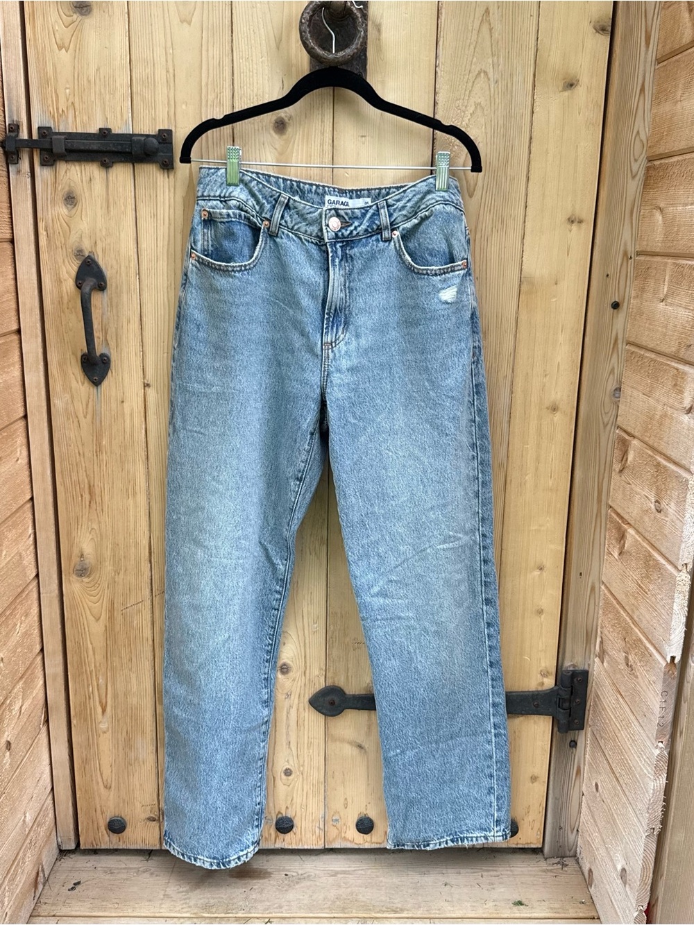 Garage Jeans Light Blue High-Rise Slouchy Jeans